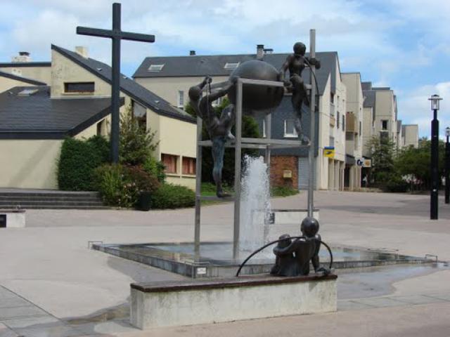 Place de Wurzburg, Caen, Lower Normandy, France