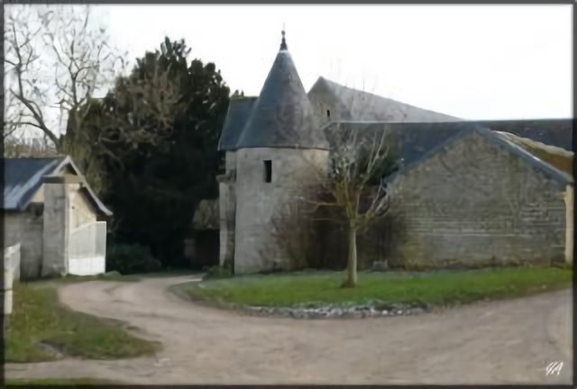St Vaast-sur-seulles: Entrée de ferme.