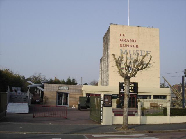 le Grand Bunker à Ouistreham, actuel musée du mur de l'atlantique