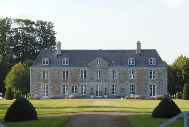 Saint-Sever-Calvados (Normandie, France). Le château de la Braiserie.