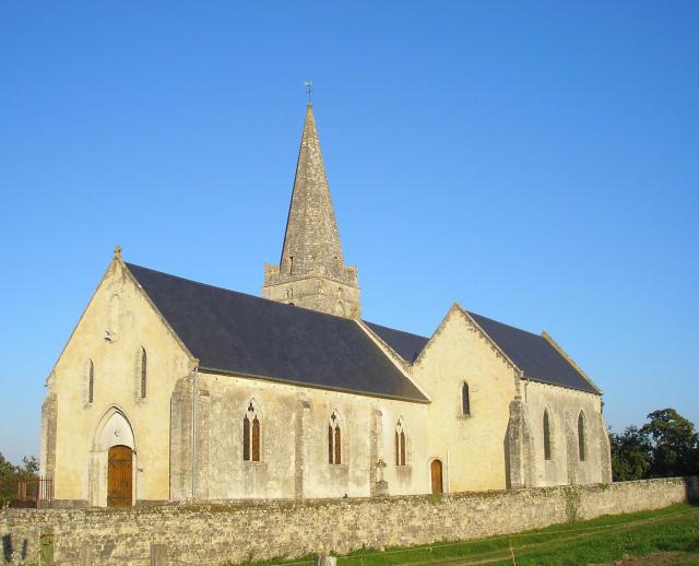 Campigny (Normandie, France). L'église Notre-Dame.