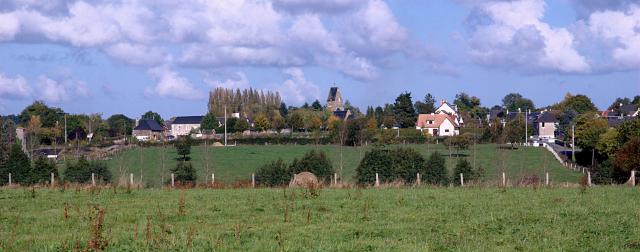 Une vue du village de Tracy-Bocage.