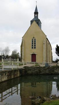 l'église Saint-Martin à Martigny-sur-l'Ante, Calvados.