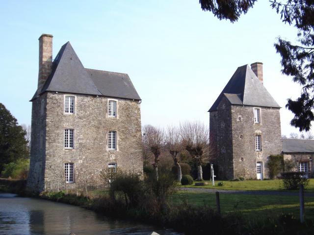 Planquery (Normandie, France). Le château.