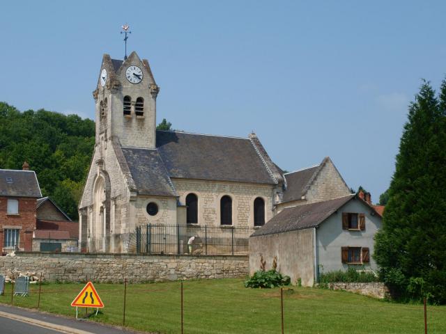 Braye (Aisne, France) ; l'église.