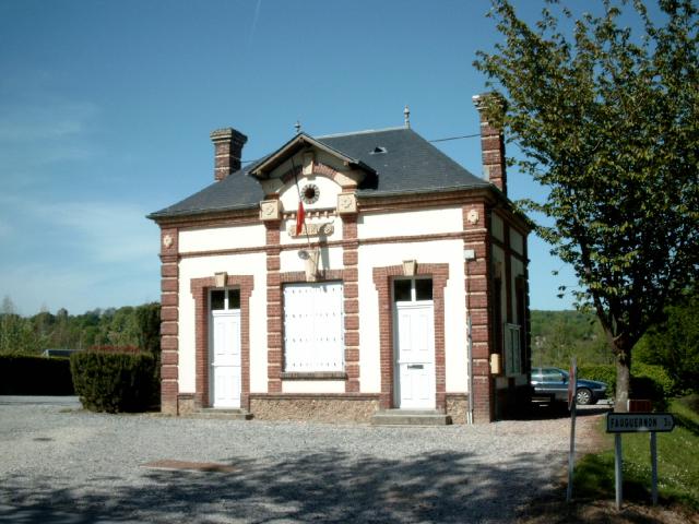 La mairie de Rocques, Calvados, France
