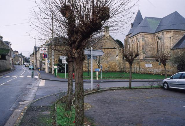 Village of Sainte-Honorine-du-Fay, in Calvados (14), in France.