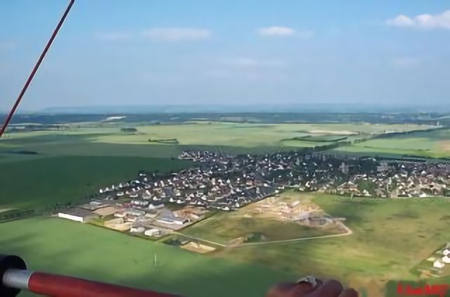 Cuverville vue d'ULM