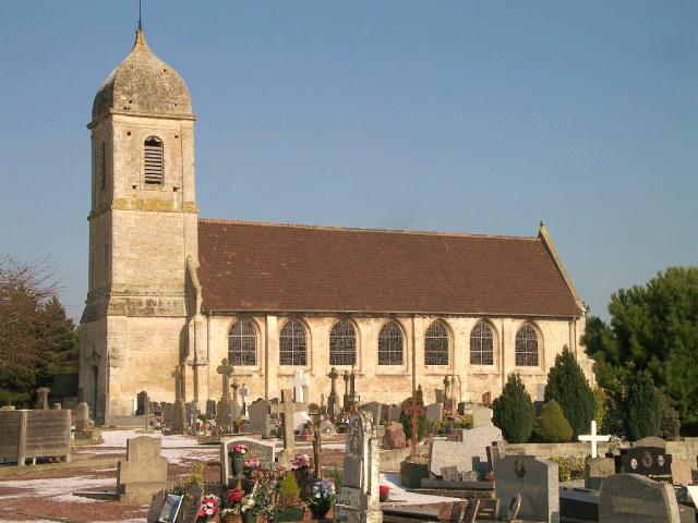 Eglise St Martin à Giberville dans le Calvados (XIV ème Siècle)