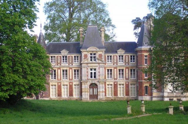 Château de Mariquet à Ranville (Calvados, France).