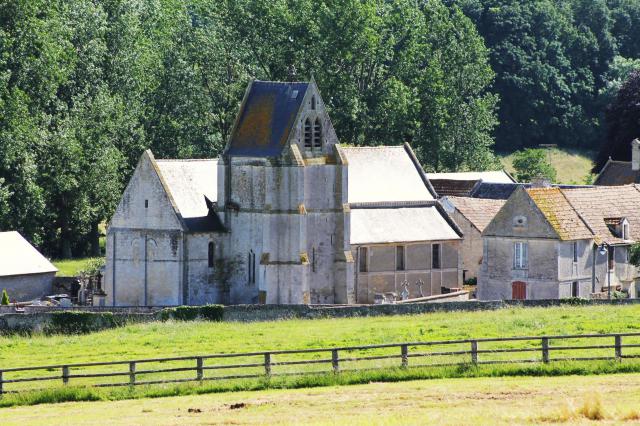 L'église st Martin de Tierceville, Calvados, France