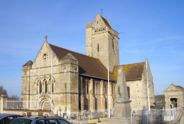 Hérouville-Saint-Clair (Normandie, France). L'église Saint-Clair.