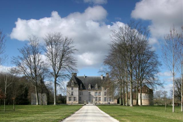 Château d'Aubigny (Calvados, France), classé monument historique (CLMH, 30/04/1948).