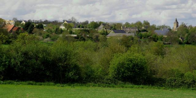 Point de vue sur le village de Curcy-sur-Orne Calvados 14