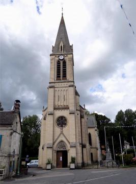 Église Saint-Martin (XIXe siècle), Bonnebosq, Calvados, France.