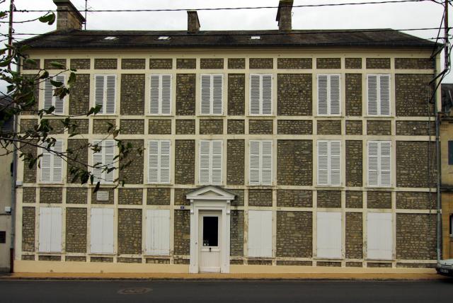 La maison natale d'Octave Mirbeau, Trévières Calvados.
