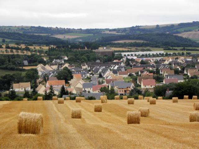 Vue sur Thury-Harcourt (Suisse Normande)