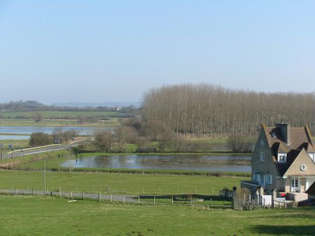 Marais de Saint-Samson - vu de Troarn