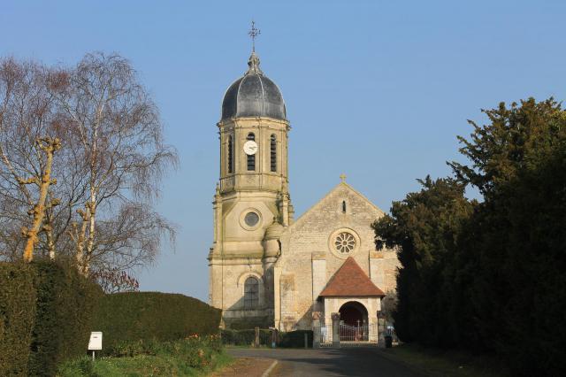 Église Saint-Georges à Hotot-en-Auge (Calvados)