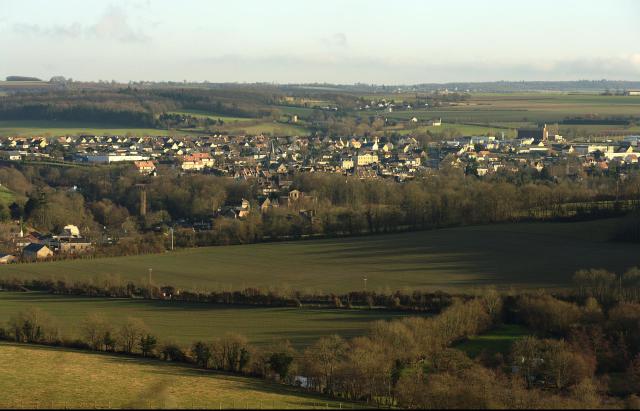 Une vue du bourg de Thury-Harcourt.