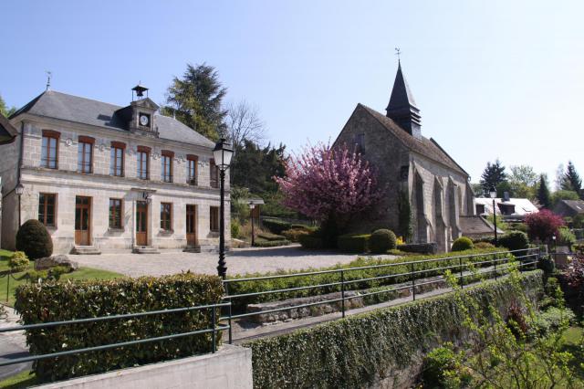 La place du village de Fleury