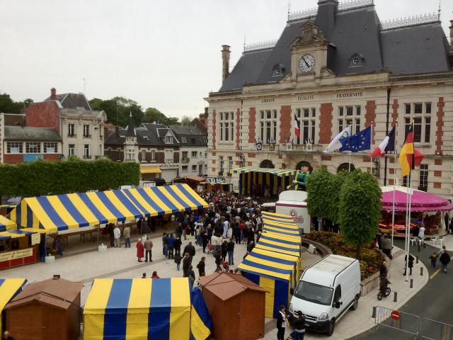 Chauny Town Hall during the Rabelais days