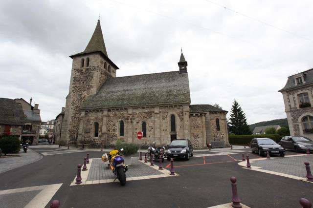 Église Saint-Georges à Riom-ès-Montagnes, Cantal, France