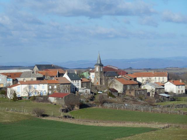 Village de Bussac, commune de Massiac - Cantal -France