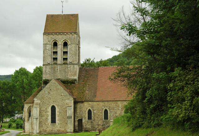L'église de Courtemont-Varennes.