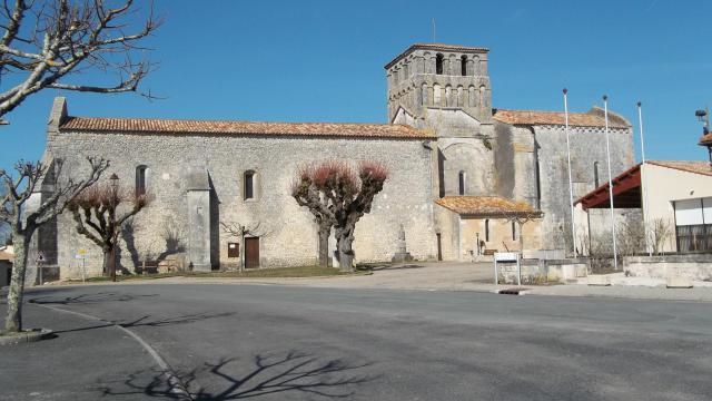The Church in St Martial de Mirambeau, 17150 France