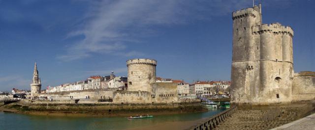 La Rochelle, les trois tours de Vieux-Port, France