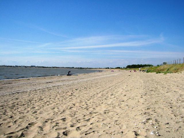 Beach at Aytre, France. Personal photograph 2005.