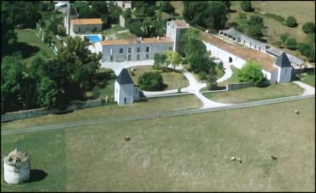Château de Laléard (Vue aérienne)