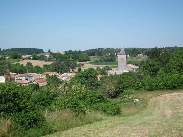 Paysage près de Petit-Niort (commune de Mirambeau)