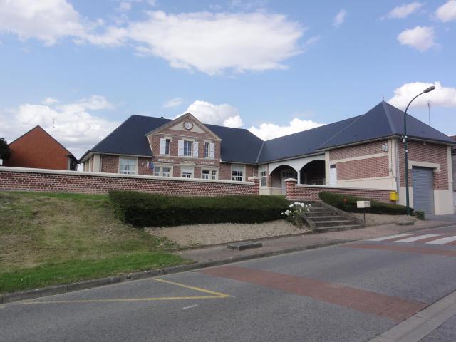 Castres (Aisne) mairie-école