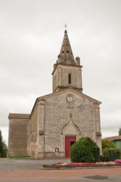 Eglise Notre Dame de l ' Assomption du XIXème Siècle de MONTLIEU la GARDE - 17210 - Charente-Maritime - FRANCE