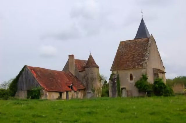 Chapelle et presbytère de Meauce
