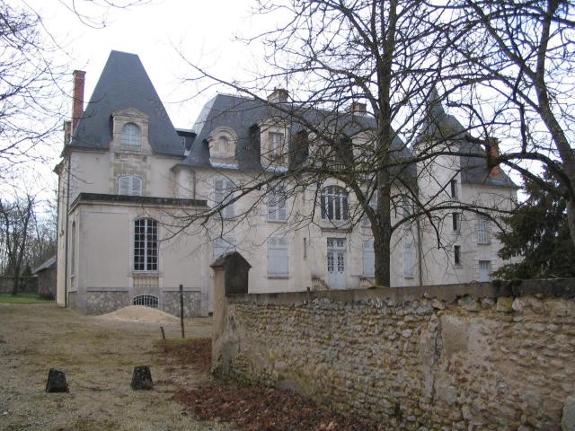 Le château de Lazenay, Cher, France.