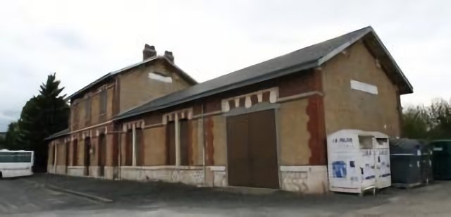 la gare d'Argent sur Sauldre ,Cher ,France
