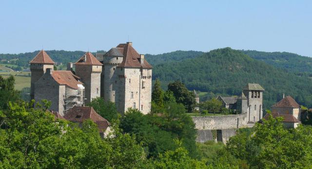 Château des Plas à Curemonte (Corrèze, France)