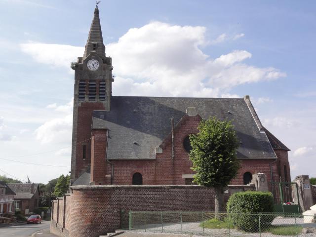 Le Verguier (Aisne) église