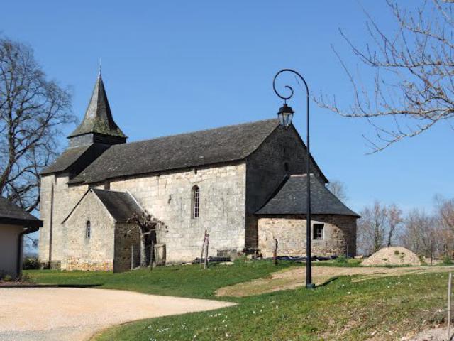 Chapelle de Lavinadière, ancienne commanderie hospitalière, prieuré du saint Sépulcre, fouilles en cours
