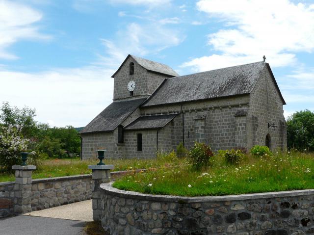 L'église de Sarroux, Corrèze, France.