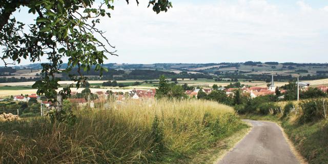 Viserny depuis la route des Vignes