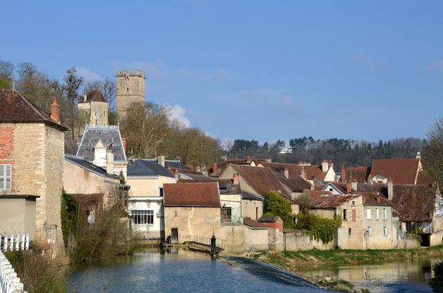 La Brenne a Montbard, Côte d'Or, Bourgogne, France