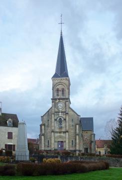 L'église Saint Thibault de Commarin.
