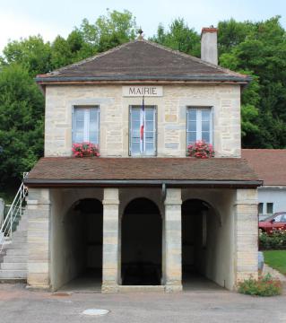 Mairie-Lavoir de Reulle-Vergy, Côte-d'Or, Bourgogne, France