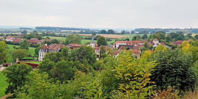 Flée vu de la route d'Alleret