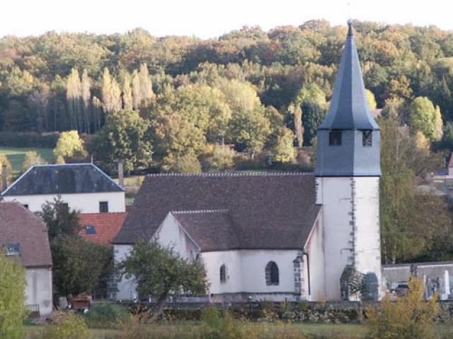 Vue du hameau de Solonge