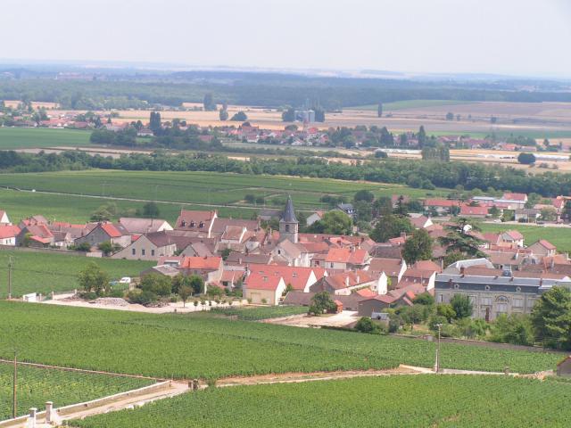 Vosne-Romanée, célèbre petit village vinicole de la Côte de Nuits (région de la Côte d'Or en Bourgogne - France)